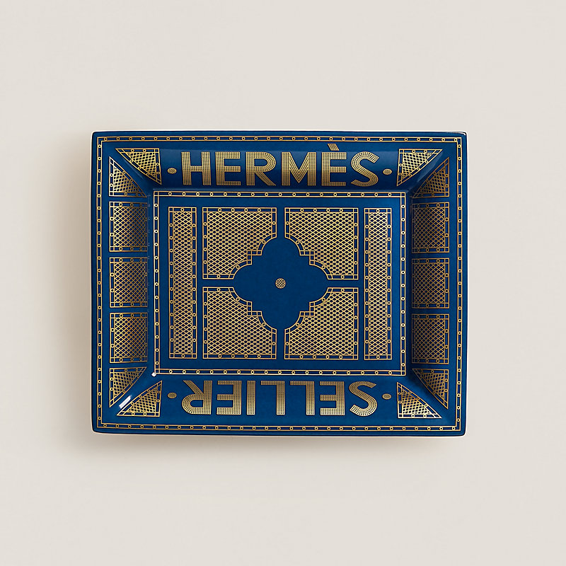 hermes sellier ceramic tray セラミック トレイ Hermès Sellier change tray | Hermès UK